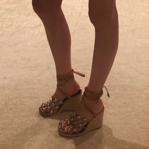 BNIB Alexander Wang Taylor Espadrille Wedges - Picture 9 of 12